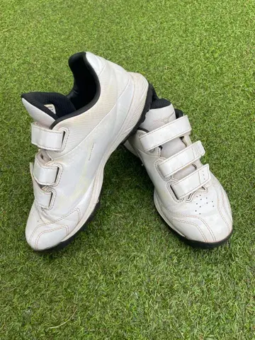 화이트 트레이닝 슈즈 벨크로