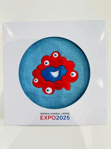 EXPO 2025 미야쿠미야쿠 박람회 손수건 스카이블루 치 에크 엑스포