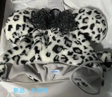 레오파드 무늬 미키 귀 모자 ( 프리 사이즈 )