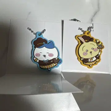 코스 치이카와 (먼작귀) 러버 키링 토끼 하치와레