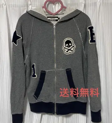 HYDROGEN 후드 부착 후드티 S 사이즈 그레이