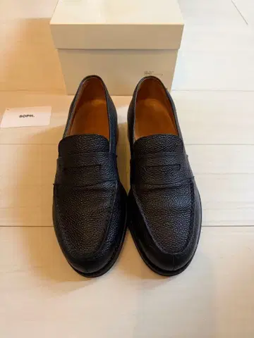 SOPHNET. 블랙 가죽 로퍼