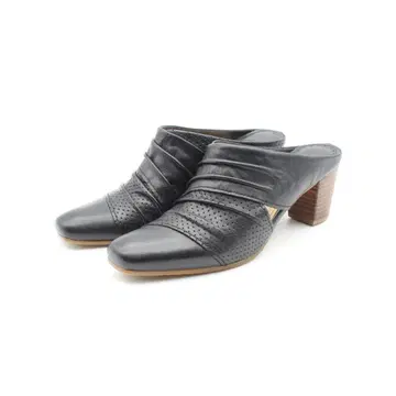 56 ing 잉그 천연 가죽 뮬 펌프스 (23cm 2E) 컨디션 최상