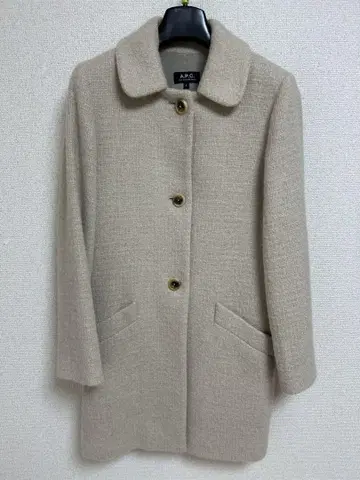 A.P.C. 베이지 알파카 코트 S 사이즈