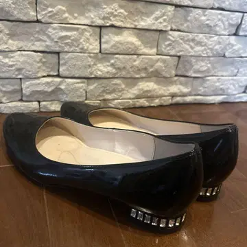 unReef 블랙 플랫슈즈 23.5cm