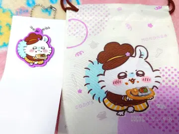 치이카와 코스 복조리 러버 키링 모몽가 세트