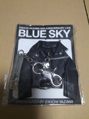 야자와 에이요시 키링 BLUE SKY 가죽 재킷
