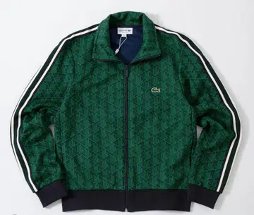 정품 Lacoste 지오메트릭 패턴 자켓