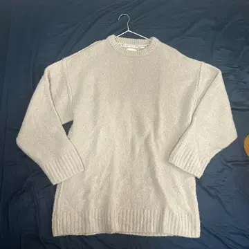 NUMBER (N)INE 크루넥 스웨터 라이트 그레이