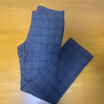 새상품급 THE SHOP TK 체크 슬림핏 팬츠 XL