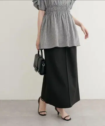 natural couture [ ako ] 셀프컷 타이트 스커트