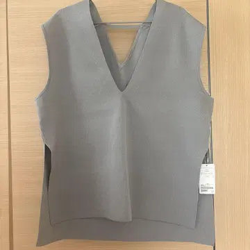 새상품, 유나이티드 애로우즈, 그린 라벨 릴랙싱 그레이 V넥 베스트