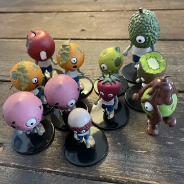 FRUITS ZOMBIE 가챠가챠 피규어 세트