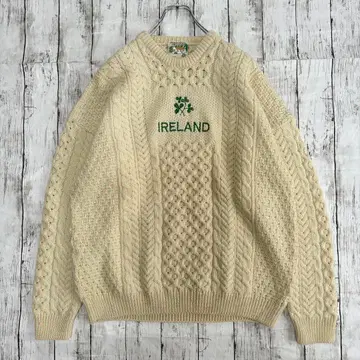 아일랜드제 피셔맨 니트 아란 니트 스웨터
