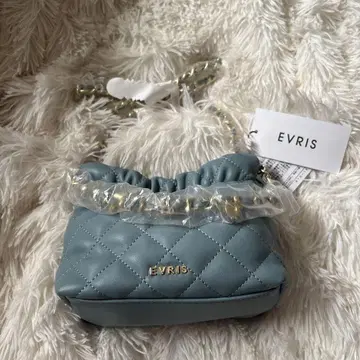 미사용 새상품 EVRIS 에브리리스 퀼팅 모티브 체인 BAG