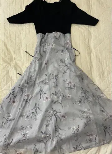 MERCURYDUO 머큐리 듀오 원피스 니트 꽃무늬 M