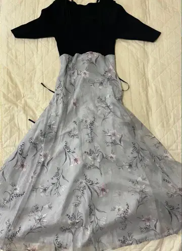 MERCURYDUO 머큐리 듀오 원피스 니트 꽃무늬 M