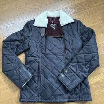 LAVENHAM 다크 브라운 퀼팅 자켓 10/36