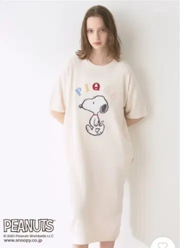 스누피 PIQUE 롱T셔츠