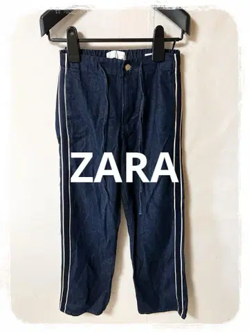 P1 새상품 ZARA 사이드 라인 데님 팬츠 34