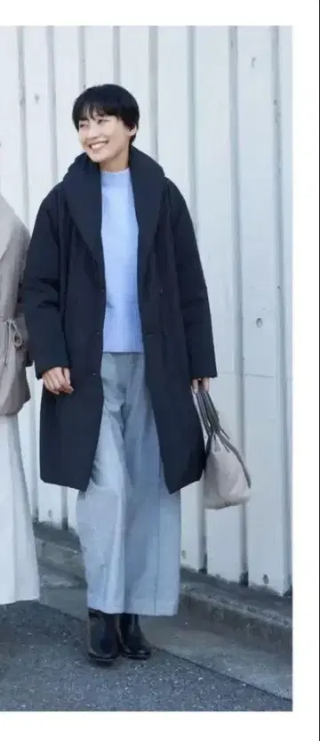 케유카 KEYUCA 충전솜 롱 코트 블랙 프리