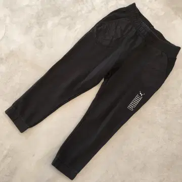 PUMA 로고 맨투맨 조거 팬츠 블랙 M-L 상당