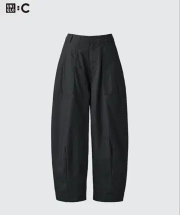 UNIQLOC 유니클로시 와이드 벌룬 팬츠 블랙 사이즈 58