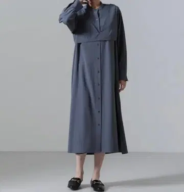나노 유니버스 뷔스티에 세트 셔츠 원피스