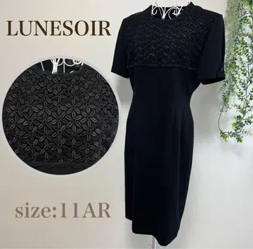 도쿄 소와르 LUNESOIR 블랙 포멀 원피스 11호 L 상복