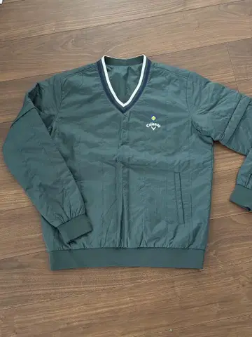 Callaway V넥 자켓 다크 그린