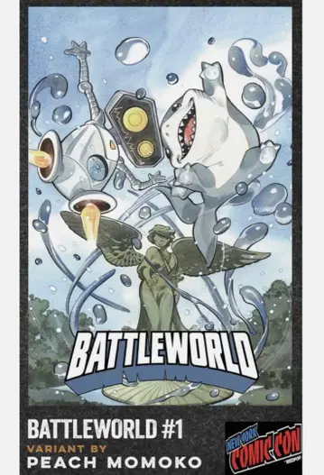 NYCC 한정판 BATTLEWORLD 피치 모모코 복숭아 복숭아자
