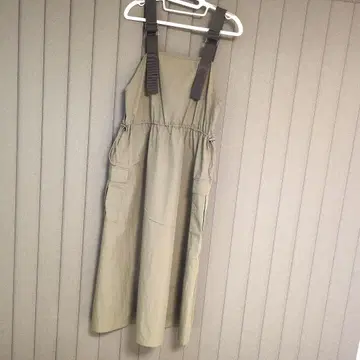카키 살로펫 원피스
