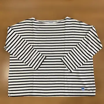 [ ORCIVAL/오르치발 ] 보더 티셔츠 블랙 x 화이트