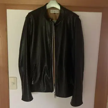 새상품급 Retro Grade 싱글 가죽 자켓 블랙 XL