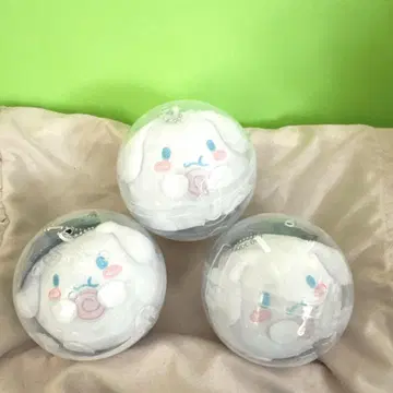 산리오 캐릭터즈 타베스기마시테 - 봉제 인형 시나모롤 3개 세트
