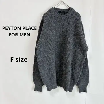 PEYTON PLACE FOR MEN 울 니트 F 멜란지 컬러 알파카