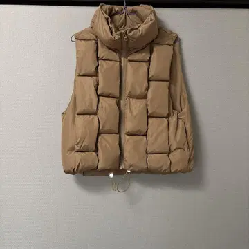 야마다야 SCOTCLUB 베이지 퀼팅 다운 베스트 [ 새상품급 ]