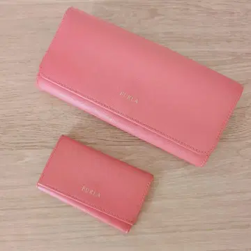 FURLA 핑크 [장지갑과 키케이스] 세트