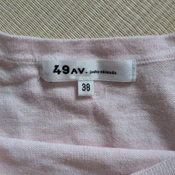 49AV. 핑크 드롭 숄더 38