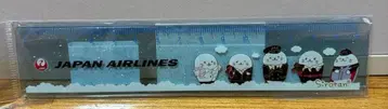 [ 미사용 ] JAPAN AIRLINES 시로탄 눈금자 15cm