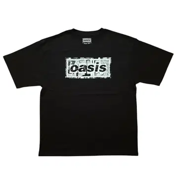 oasis 티셔츠 Logo UK 디자인 Black L