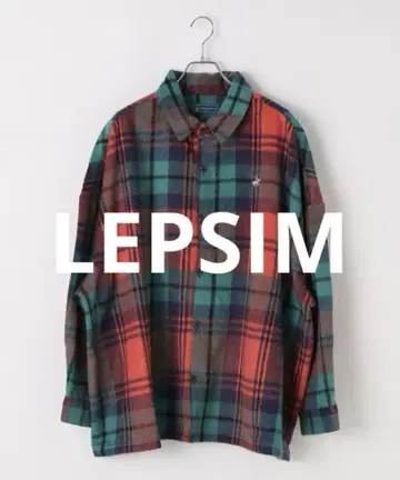 LEPSIM BEVERLYHILLSPOLOCLUB 샤기 체크 셔츠