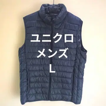유니클로 네이비 퀼팅 다운 베스트 L 사이즈