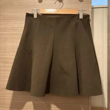 [ 미사용 새상품 ] 브라운 인팬츠 미니 스커트