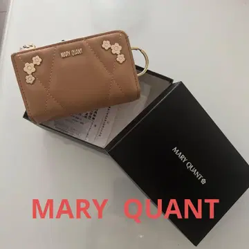 MARY QUANT 키케이스 베이지 꽃무늬