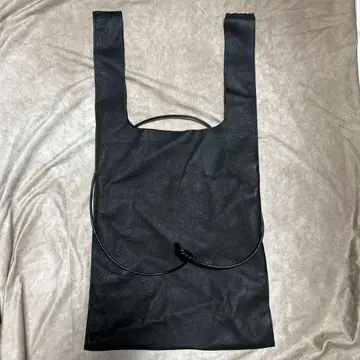 tagliovivo 블랙 가죽 토트백