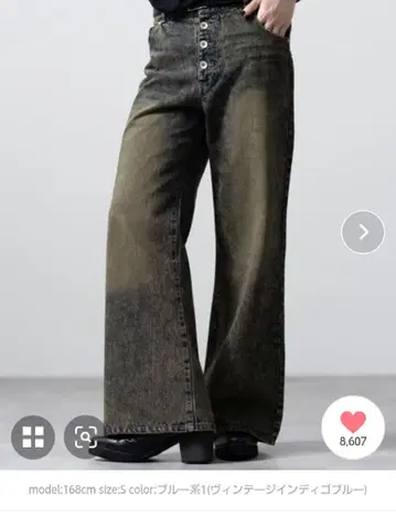 클레일 판탈롱 데님 빈티지 M