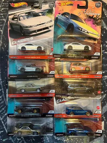 핫휠 미니카 세트 10대