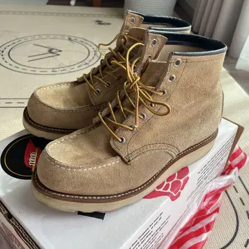 Red Wing 베이지 스웨이드 부츠