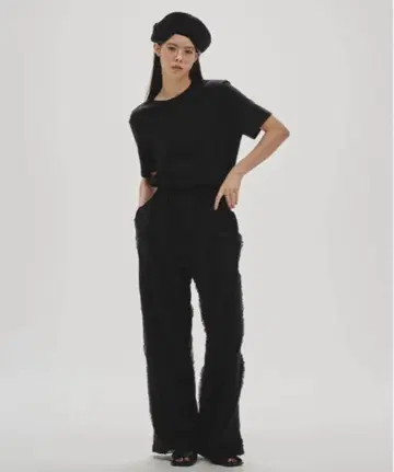 투데이풀 Sheer Jacquard Trousers